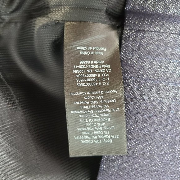 NWT TALULA ARITZIA Mini Skirt Shimmery Silver Indigo 8 - Picture 9 of 9